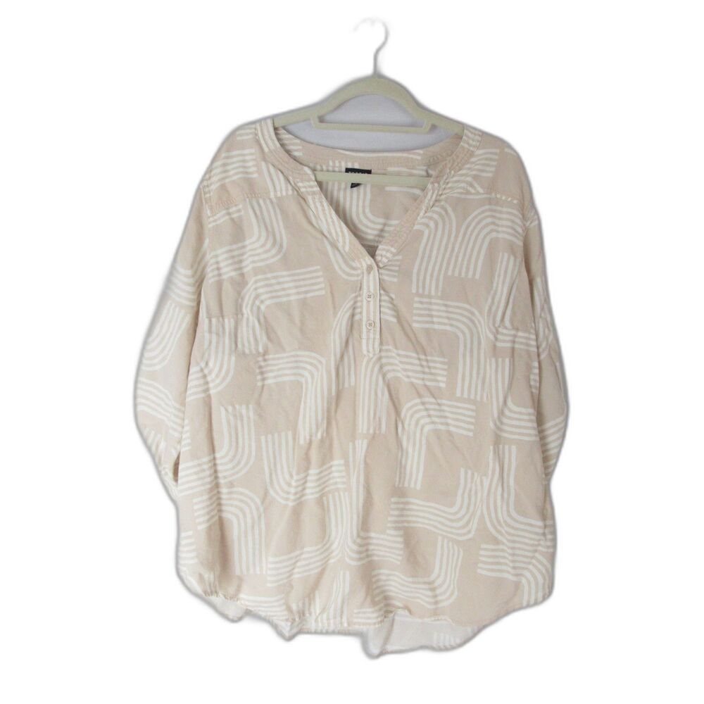 Torrid Size 3 Harper Blouse 3/4 Sleeve